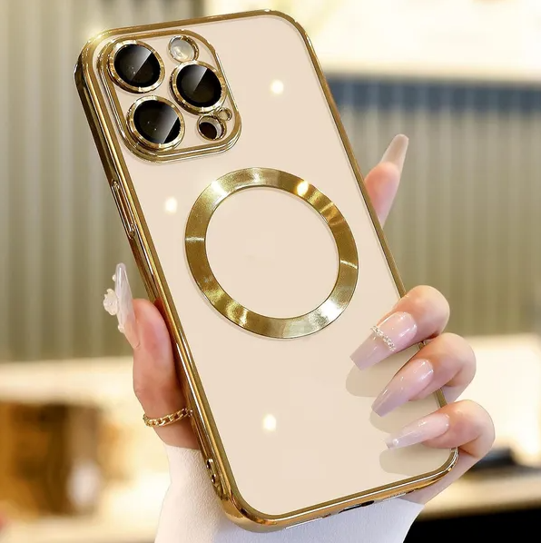 For 14 13 12 11 Pro Max Case Mag Safe Magnetic Camera Lens Cover — foto 6
