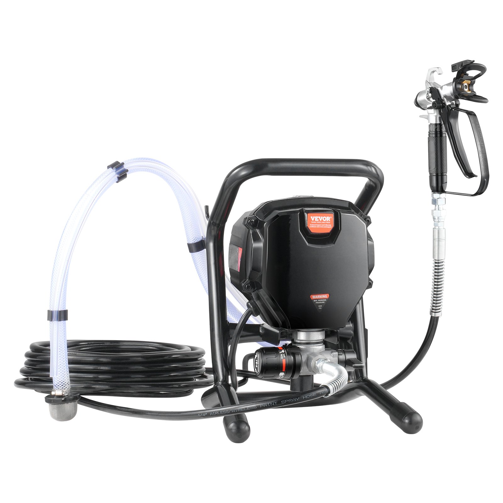 Stand Airless Paint Sprayer, 3000PSI 750W Efficient Electric Airless