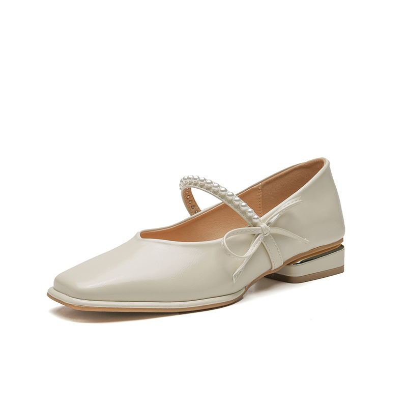 Women's Bow Tie Shallow Cut Flat Shoes