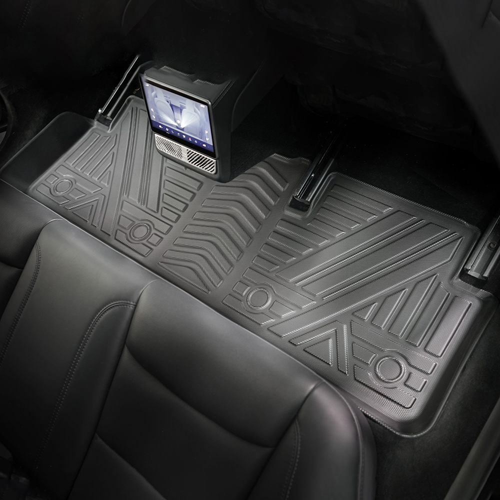 Odorless TPE Floor Mat For Tesla Model 3 2023-2025 6 PCS Waterproof Duty-Proof Fully Surrounded Floor Liner Protection Foot Pad — foto 4