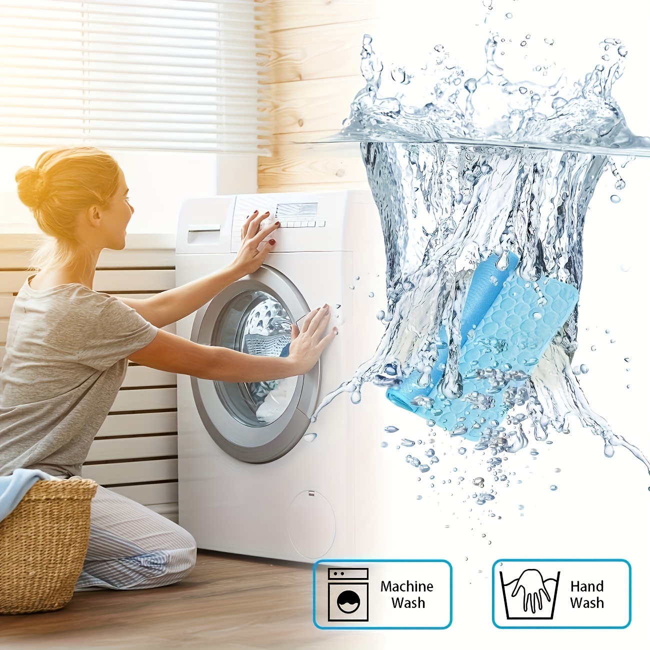 Охлаждающий коврик для собак Охлаждающая подставка для домашних животных Холодная подставка для вольеров, ящиков, автомобилей, помещений и улицы Коврик из ледяного шелка Охлаждающая подушка-одеяло Нетоксичная дышащая кровать для сна Пляж