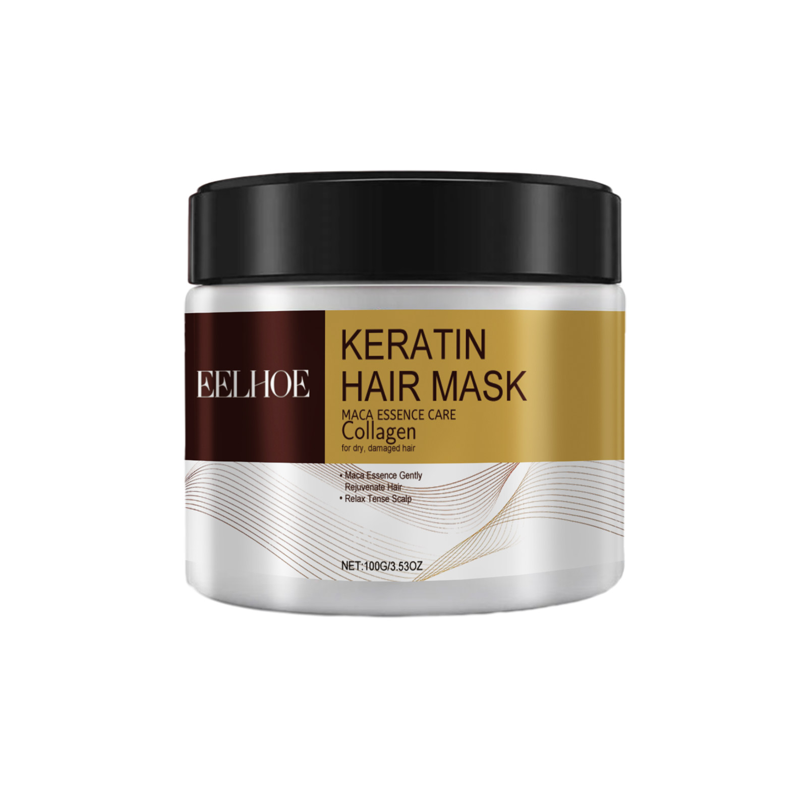 EELHOE Repair Moisturizing Hair Mask Deeply Moisturizes And Repairs Damaged Hair Dry, Split Ends And Tangled Hair Mask image 7