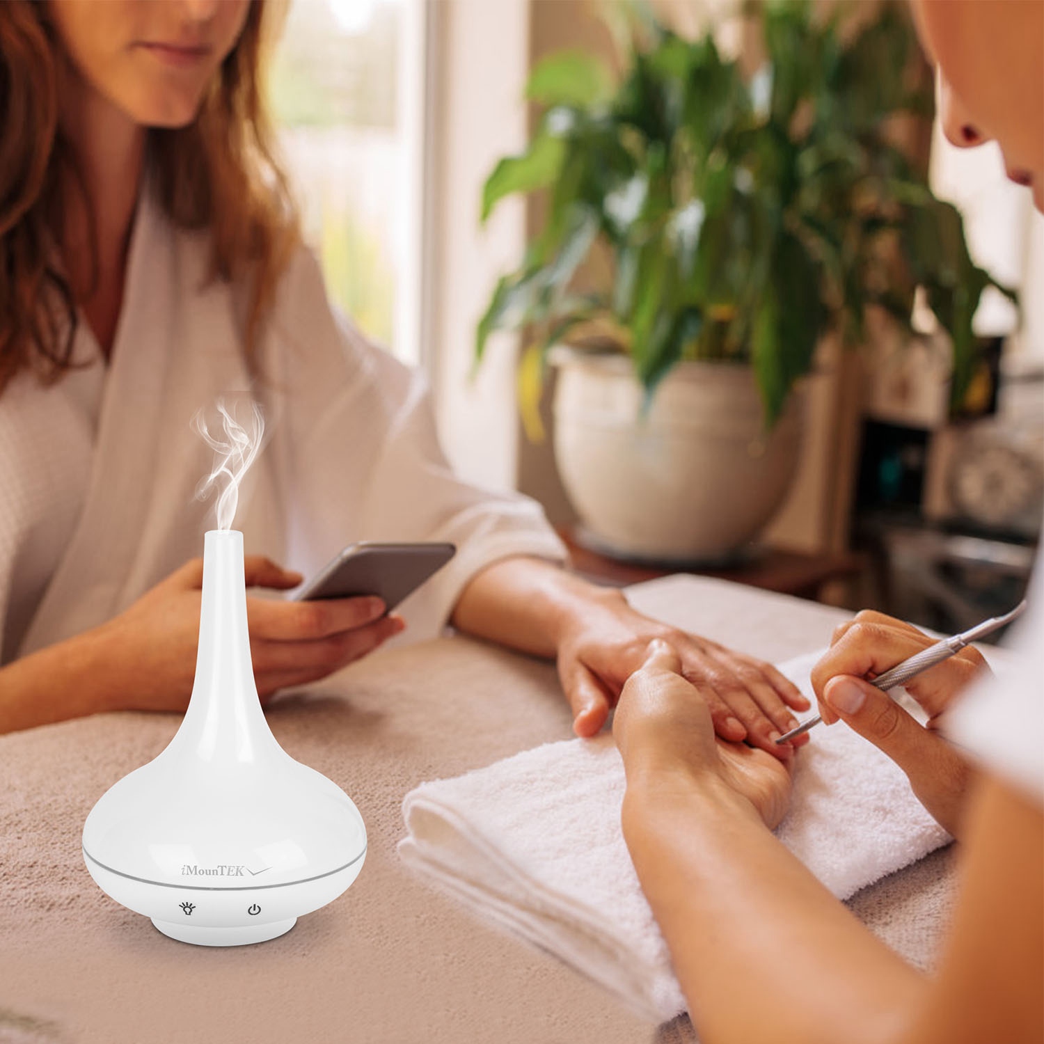 1Pc 200ml Cool Mist Humidifier Ultrasonic Aroma Essential Oil Diffuser With 7 Color LED Lights Waterless Auto Off For Office Home Room Study Yoga Spa