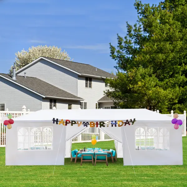 8 Sides, Pergola Iron, PE Cloth