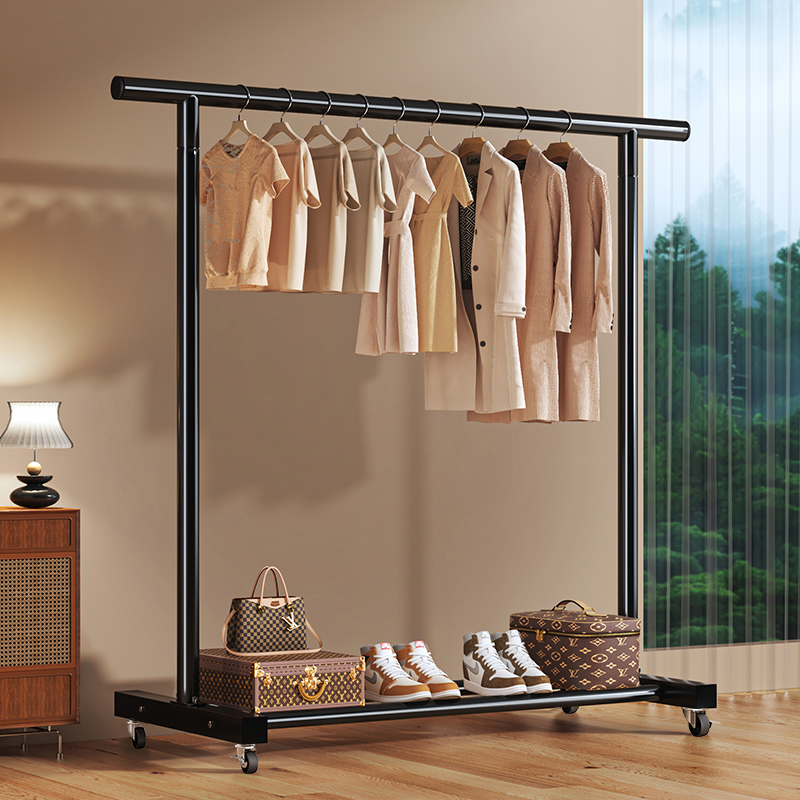 BF24H32 Round Straight Rod Hanger Single Rod 1.5m Black White BF28H 32 Round Straight Rod... thumbnail 1