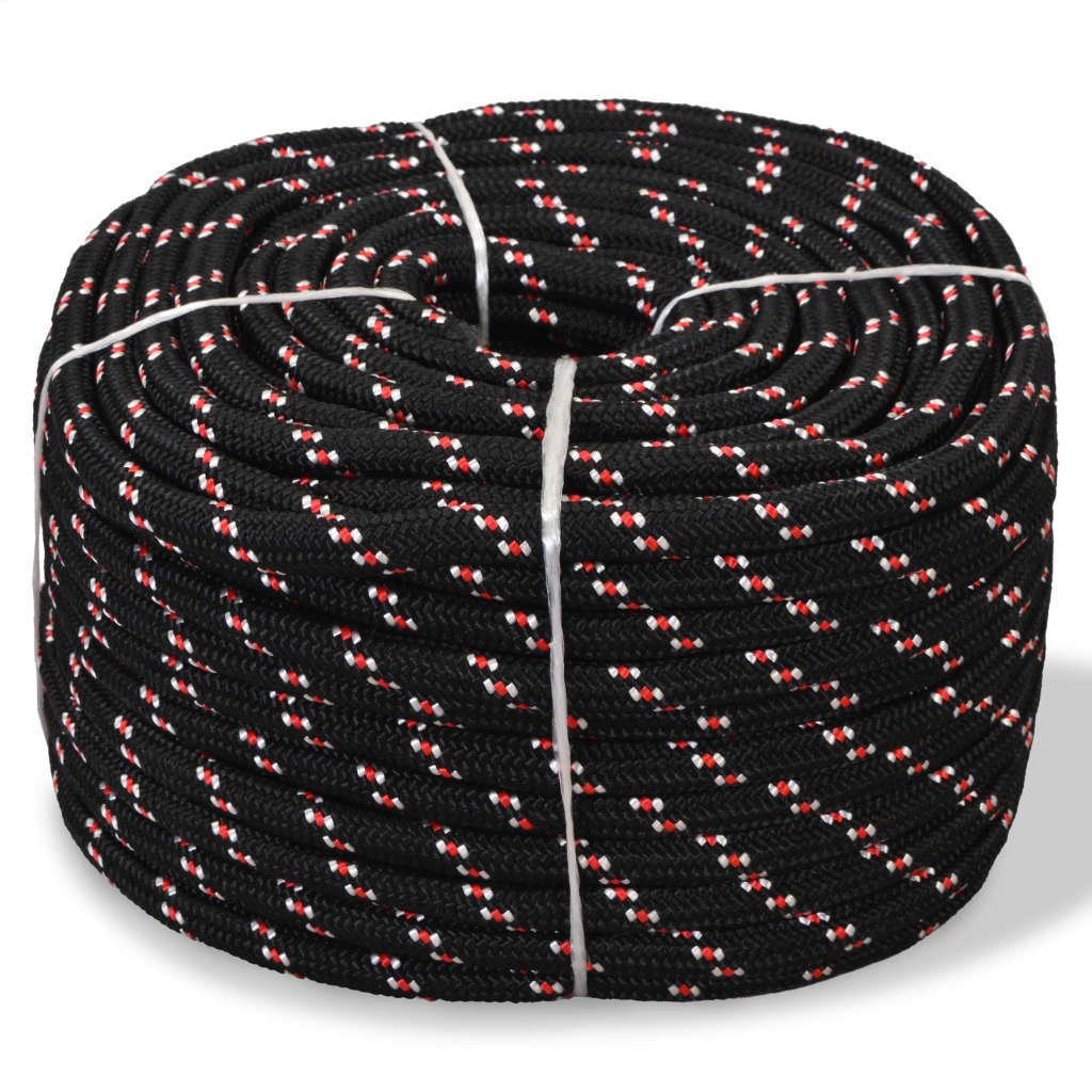 Boat Rope Polypropylene 8 mm 500 m Black
