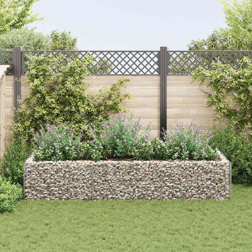 Gabion Raised Bed Steel 270×90×50 cm