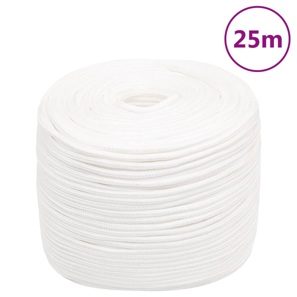 Boat Rope White 10 mm 25 m Polypropylene