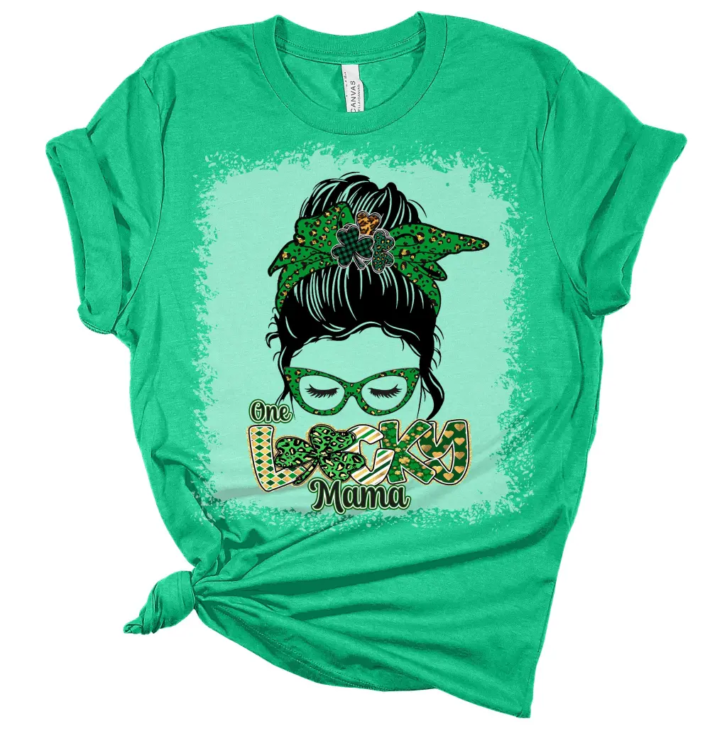 Foreign Trade European And American Peripheral 3D Digital Printing Short-sleeved T-shirt - Green