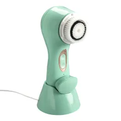 Wireless Induction Charging Ultrasonic Facial Cleansing Brush - Light Green - View 1