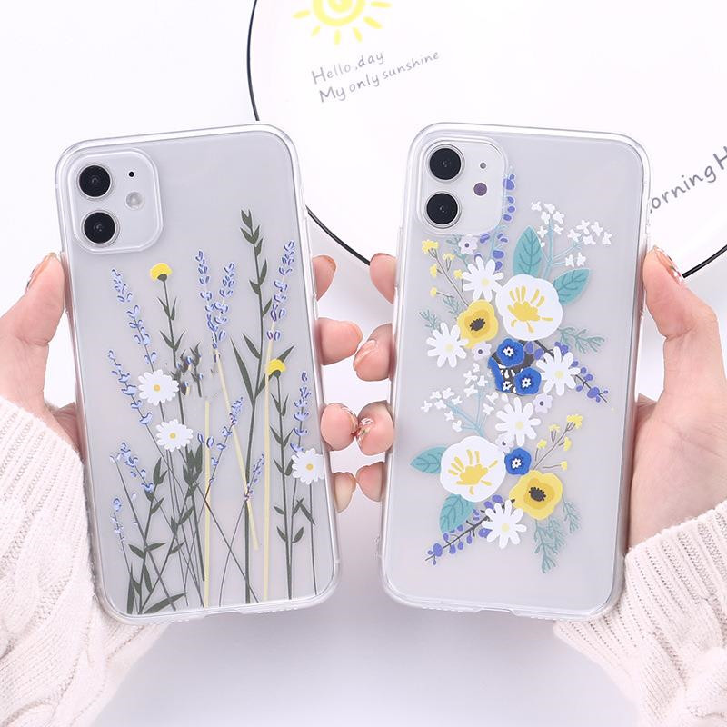 Small Flower Transparent Mobile Phone Case Soft - Image 3