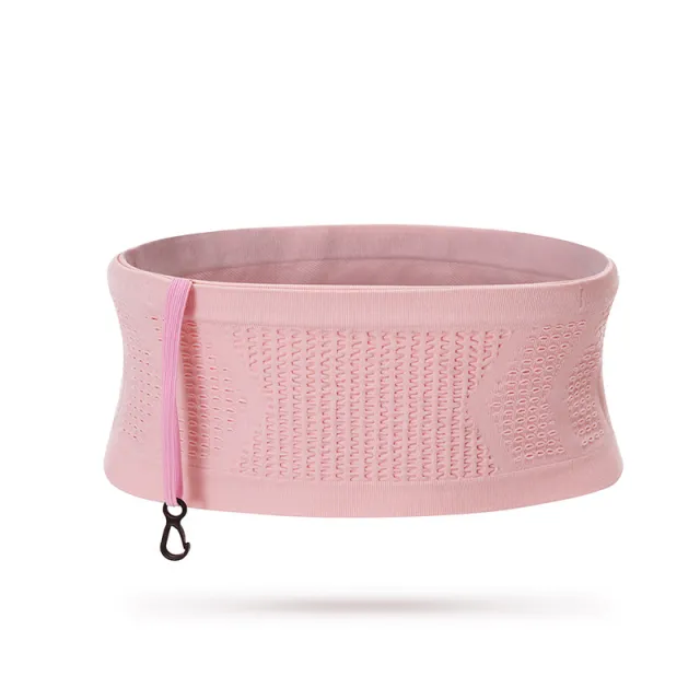 High stretch Large Capacity Sports Multifunctional Security Breathable Corset Portable Gym Loose Elastic Waist Pack Invisible Fitness Pink - Shop at LoveMi