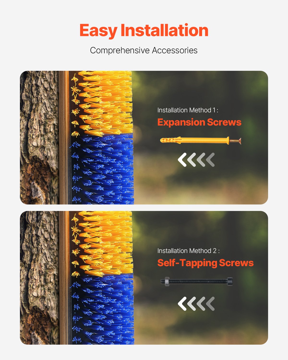 Livestock Scratching Brush, Horse Brush With 2 Screws, 17.1 X 7.5 In Cow Scratcher, For Back Itch Relief & Keep Cleaning, Grooming & Scratching Post Brush For Horse, Pig, Cattle Supplies - Image 4