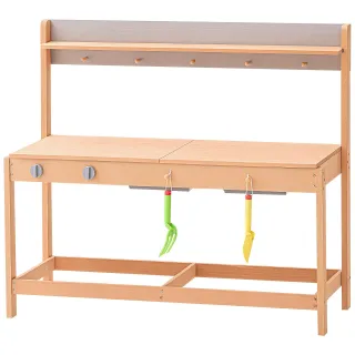 Mud Kitchen For Kids, Wooden Toy Play Kitchen Set With Accessories, Outdoor Grocery Store Playset, Pretend Play Outdoor Kitchen For Boys And Girls, Toddler Play Kitchen With Stoves