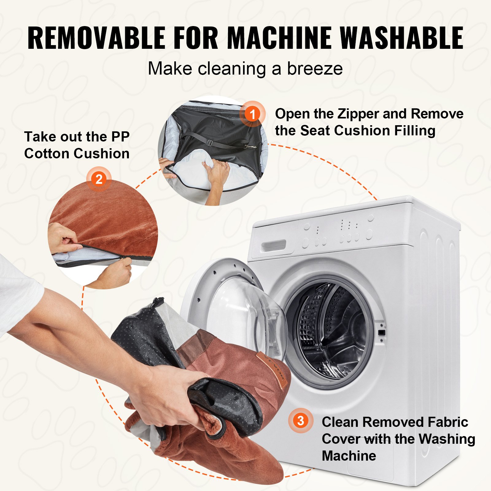 Dog Car Seat, Waterproof Dog Booster Seat For Car With Side Handles And A Storage Pocket, Clip-On Safety Leash And PP Cotton Filling, Dog Car Bed For Small Dog Up To 25lbs, Gray