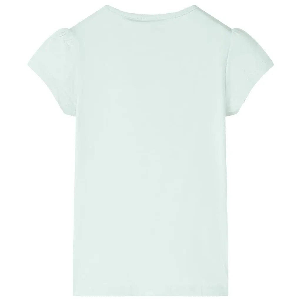 children's T-shirt light mint green 116 children's T-shirt light mint green 128