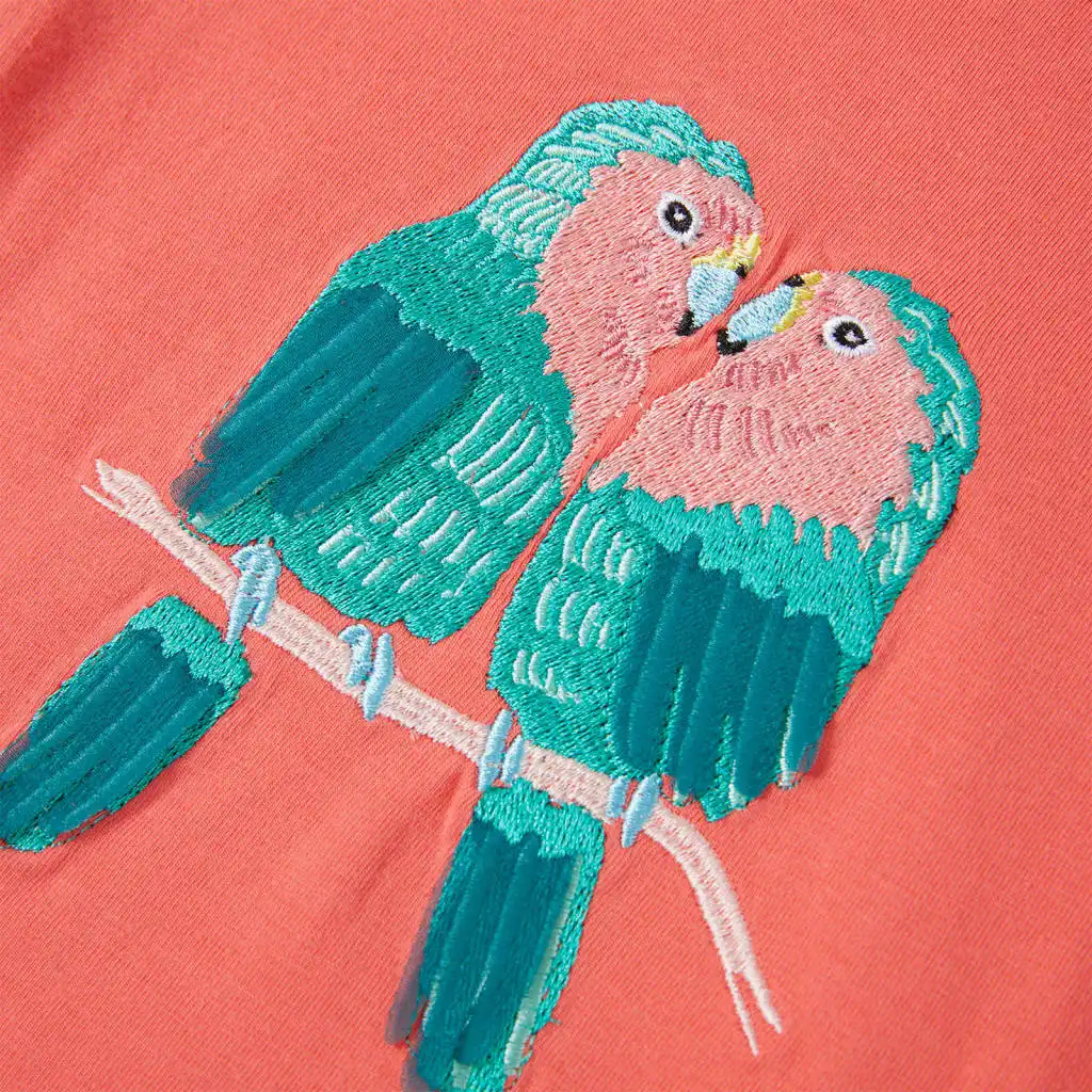 children's T-shirt coral pink 104 children's T-shirt coral pink 116 children's T-shirt coral pink