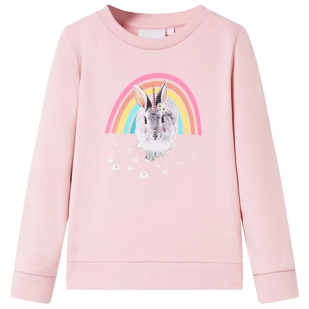 children's sweatshirt light pink 104 116