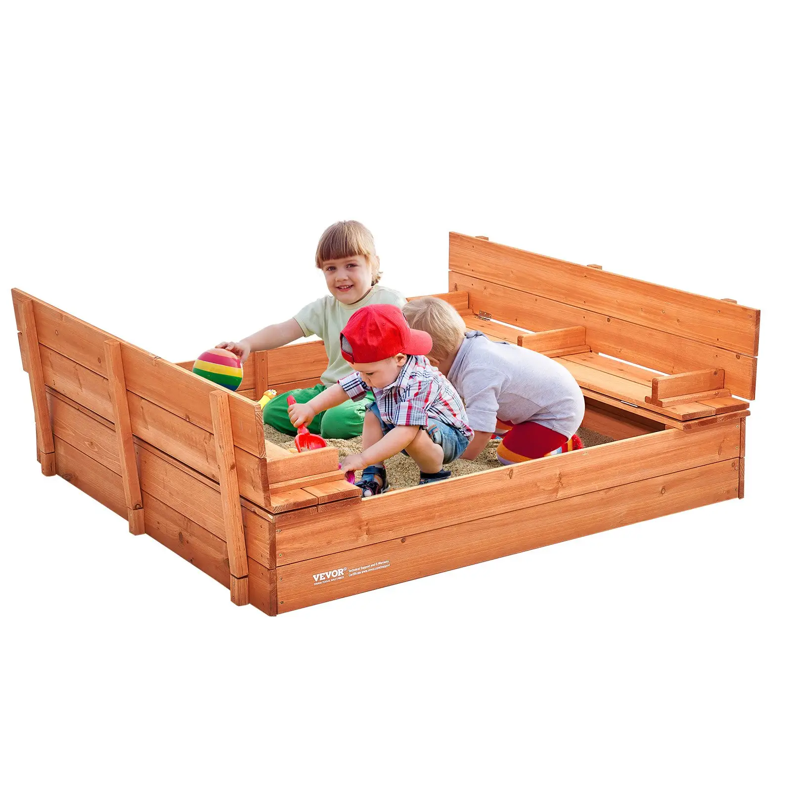 Wooden Sandbox, 52.4 X 47.2 16.9