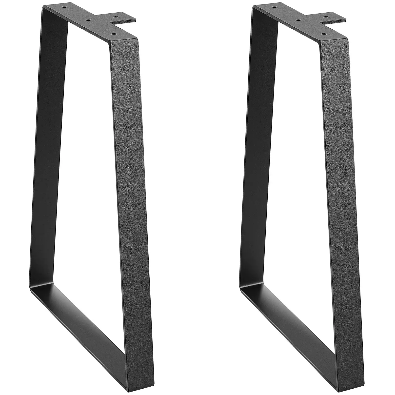 406.4MM Trapezoid Steel Table Legs, Replacement Furniture