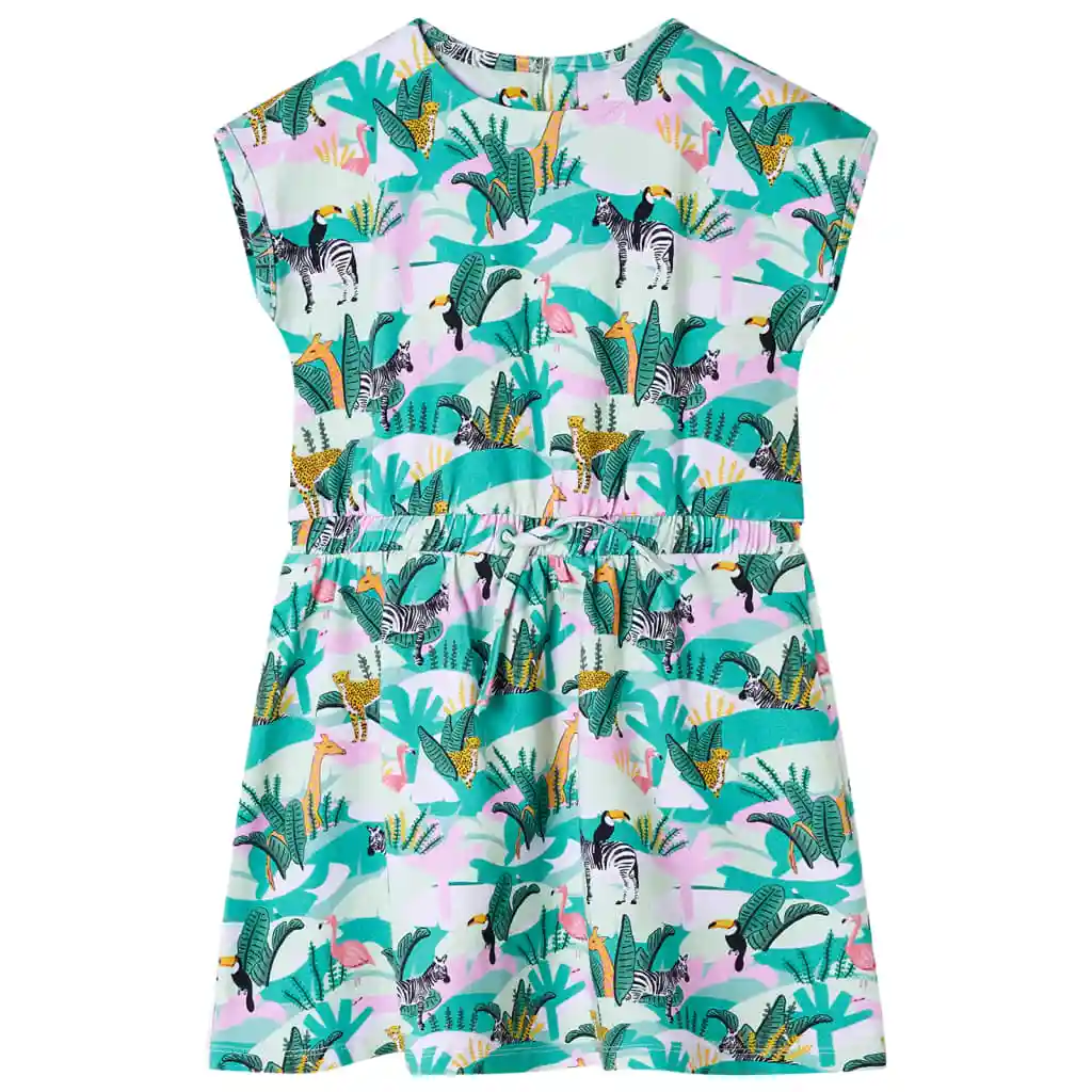 Children's dress, light mint green, size 104;