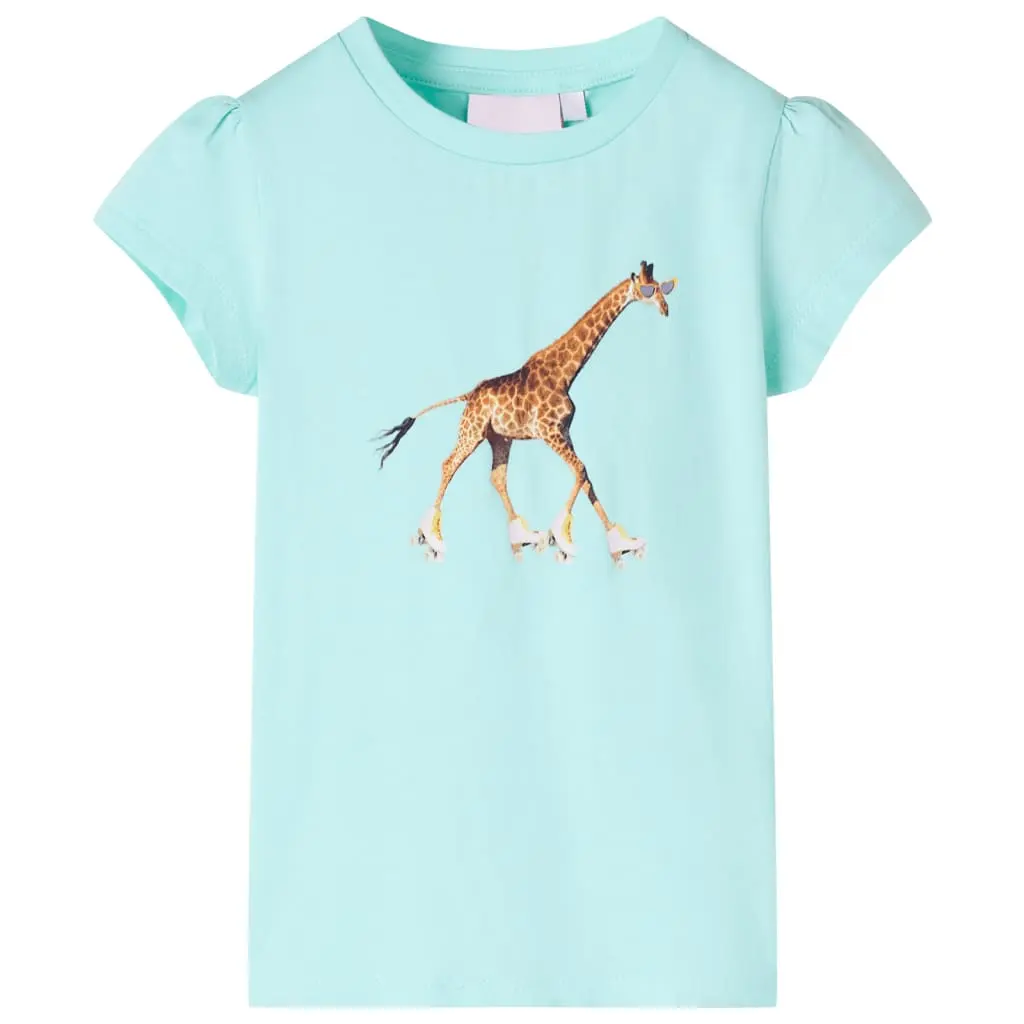 children's T-shirt light blue 104 116