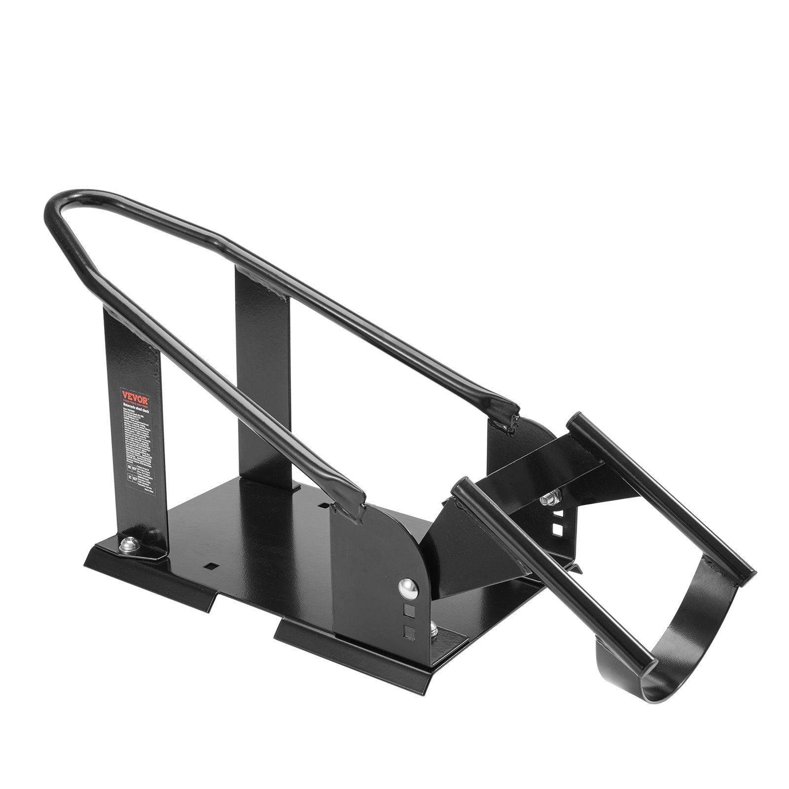 Motorcycle Removable Wheel Tire Chock Nest Cradle Adjustable Universal