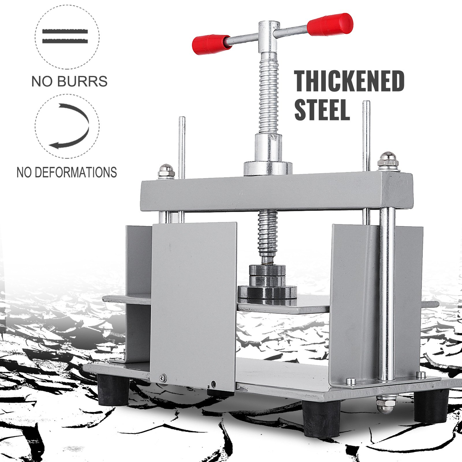 Manual Paper Press Machine, 12x8.6 Inch For A4 Sized Papers