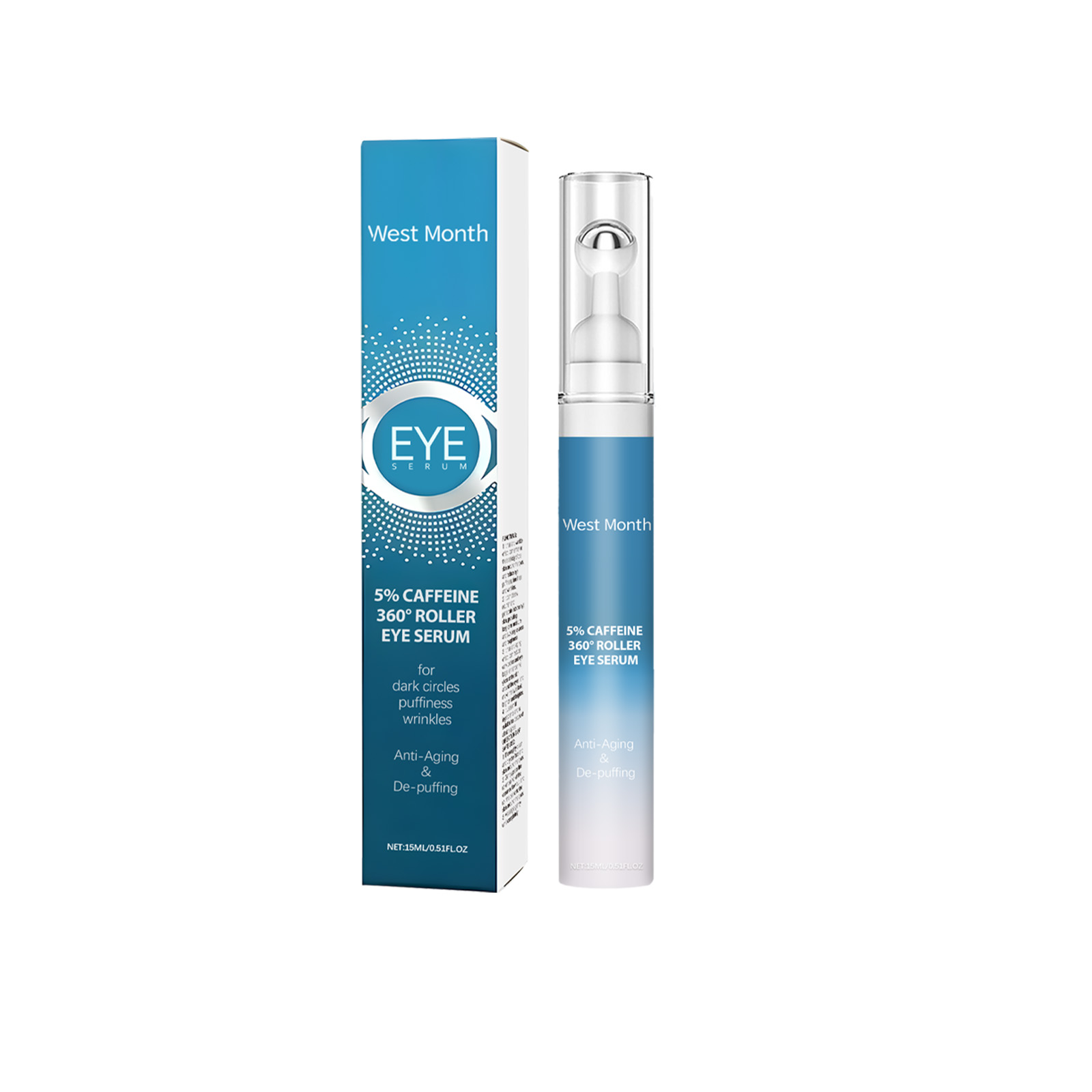 West Month Moisturizing Eye Cream, Moisturizing Skin Lines And Gloss Skin Care Massage Eye Cream 15Ml - Shop at LoveMi