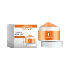 EELHOE Vitamin C Brightening Cream, Improve Drying To Reduce Fine Lines Held Acne Moist Brightens The Face Cream - 30G - View 1
