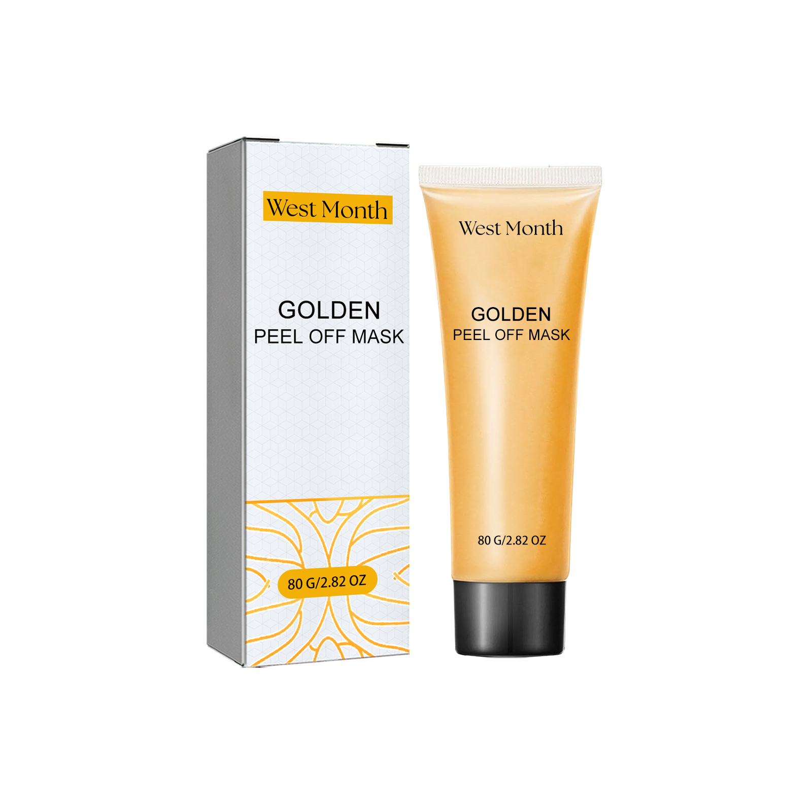 West Month Gold Peel Mask Clean Skin Exfoliating Repair Dull Fade Fine Lines Tender Mask 80G - Shop at LoveMi