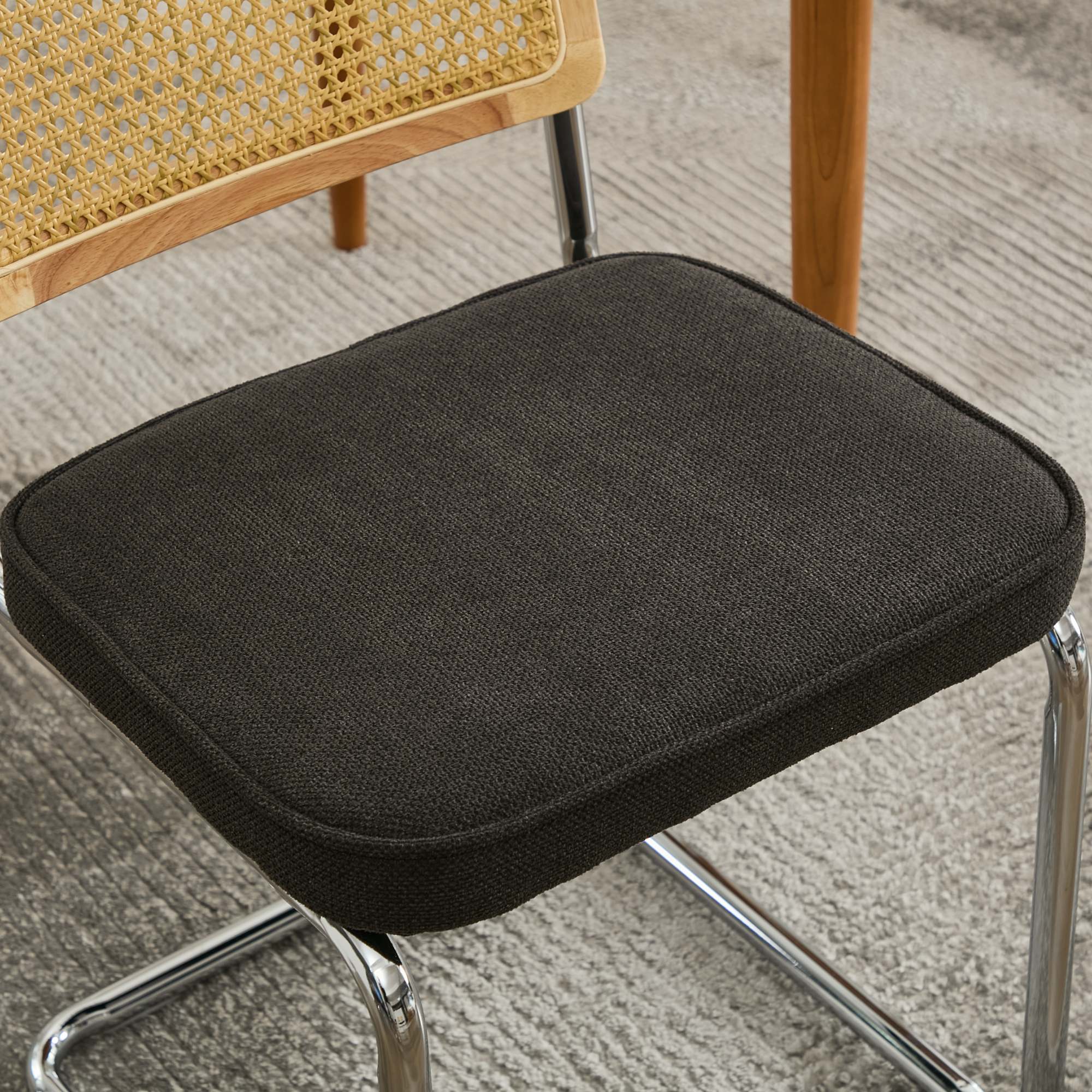 Boho Chic Rattan Dining Chairs Set Of 2 Pieces