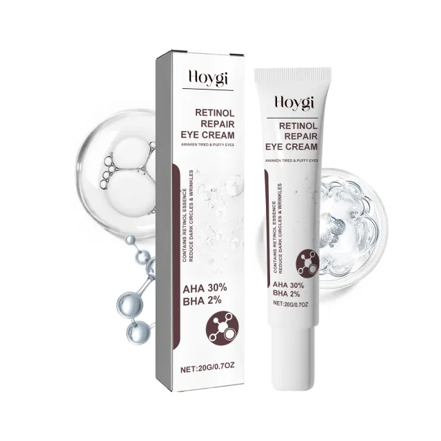 Hoygi Retinol Repair Eye Cream, Reduce Wrinkles Fine Lines Bags Dark Circles Brightening Skin Anti Wrinkle Repair Eye Cream 20Ml - Shop at LoveMi