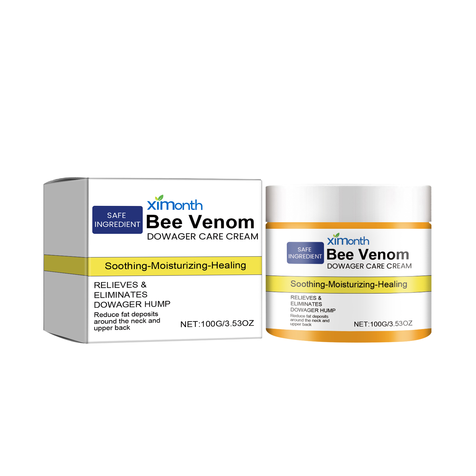 Ximonth Bee Venom Crown Cream Relieves Shoulder, Neck And Back Discomfort With Crown Cream Neck Repair Cream 100G - Shop at LoveMi