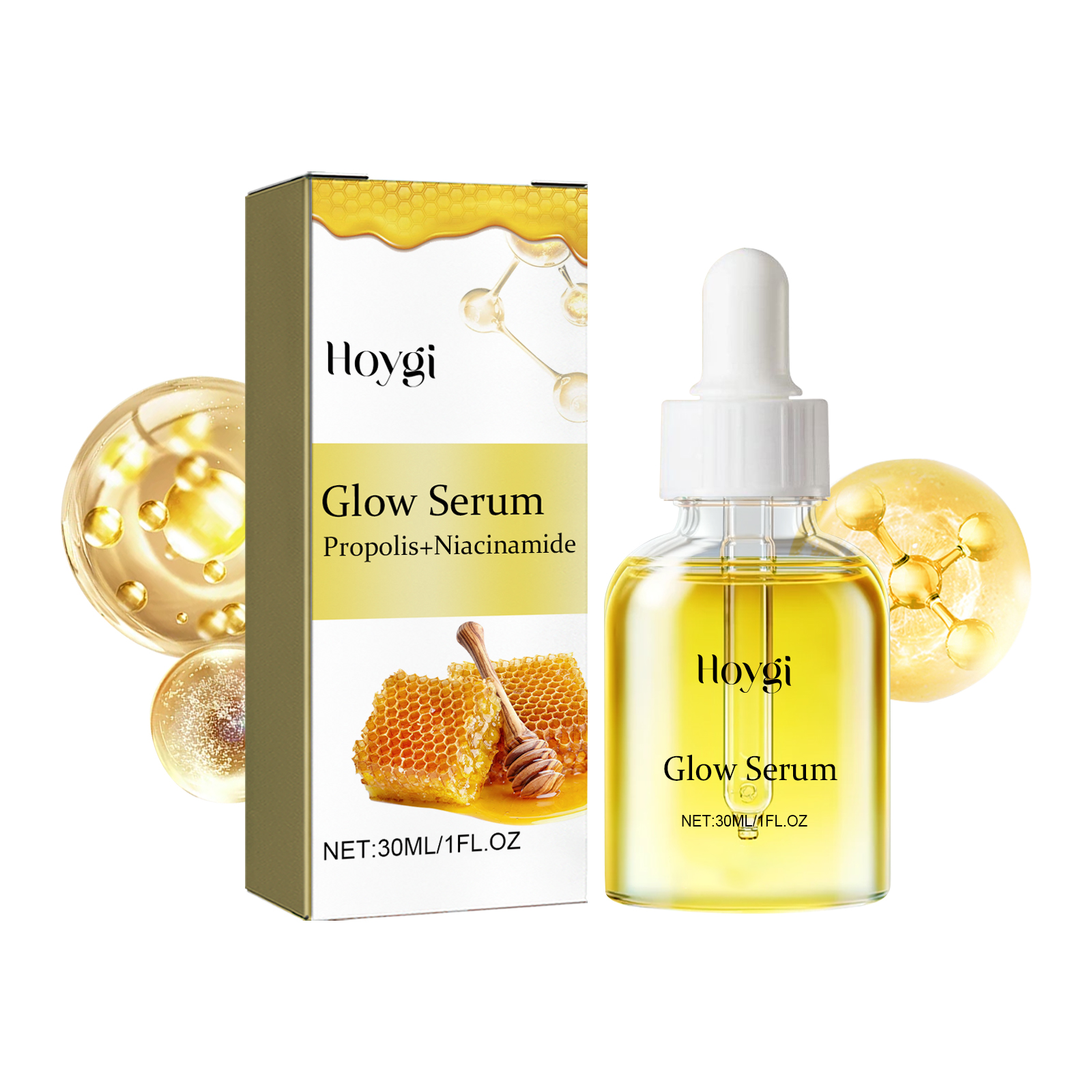 Hoygi Glow Serum, Moisturizing And Whitening Skin To Reduce Facial Spots And Fine Lines 30Ml - Shop at LoveMi