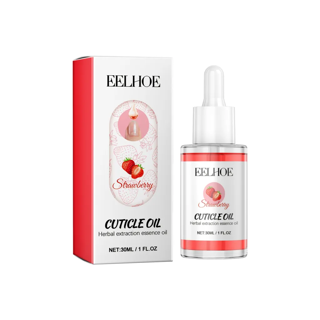 EELHOE Cuticle Oil, Manicure Bed Moisturizes And Brightens Nails Anti-Barb And Removes Dead Skin Fingeredge Oil - 30Ml