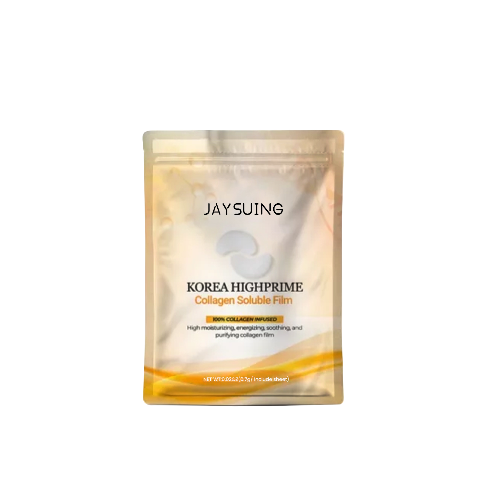 Jaysuing Collagen Soluble Film, Eyes Forehead And Cheeks Light Lines Moisturizing And Firming Mask 2Pcs - Shop at LoveMi