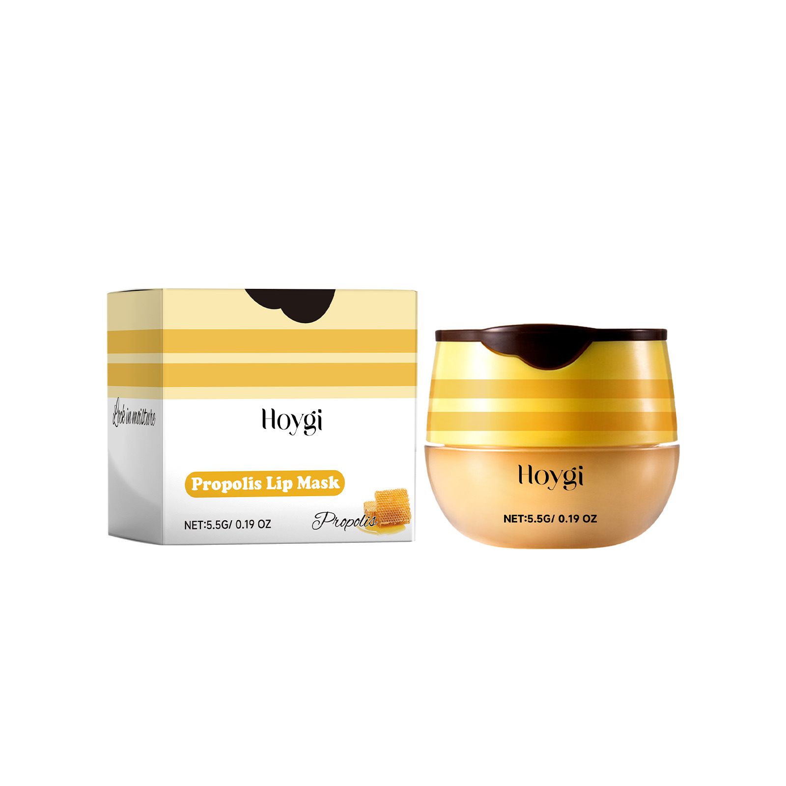 Hoygi Propolis Lip Mask, Fade Lip Lines, Anti Crack Lip Balm Moisturizing Lip Care Lip Mask 5.5G - Shop at LoveMi