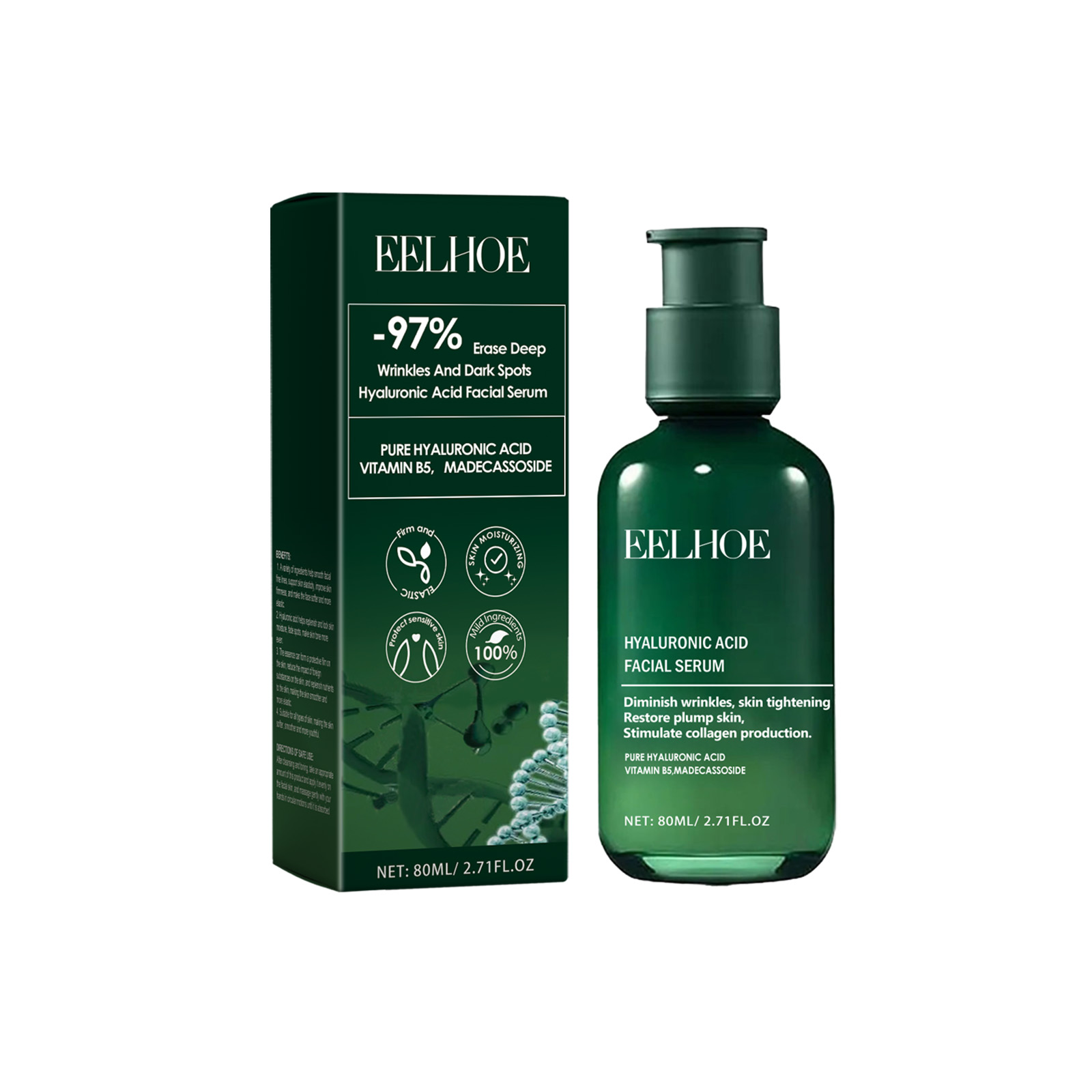 EELHOE Facial Moisturizing Essence Skin Moisturizing, Hydrating, Moisturizing Light Line And Gloss Skin Care Essence 80Ml - Shop at LoveMi