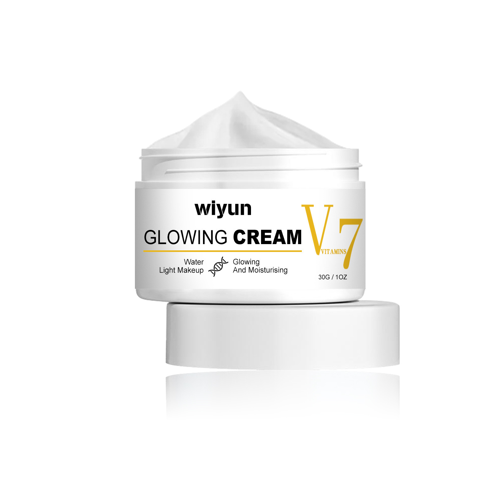 Wiyun V7 Whitening Cream Reduces Wrinkles And Fine Lines On The Face, Moisturizes And Brightens Skin, Anti Aging And Replenishing Cream 30G - Shop at LoveMi