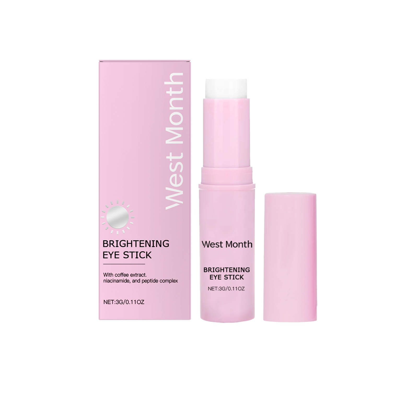 West&Month Firming Eye Cream Stick Tightens Skin Around Eyes, Lightens Fine Lines And Gently Careens Firming Eye Cream Stick 3G - Shop at LoveMi