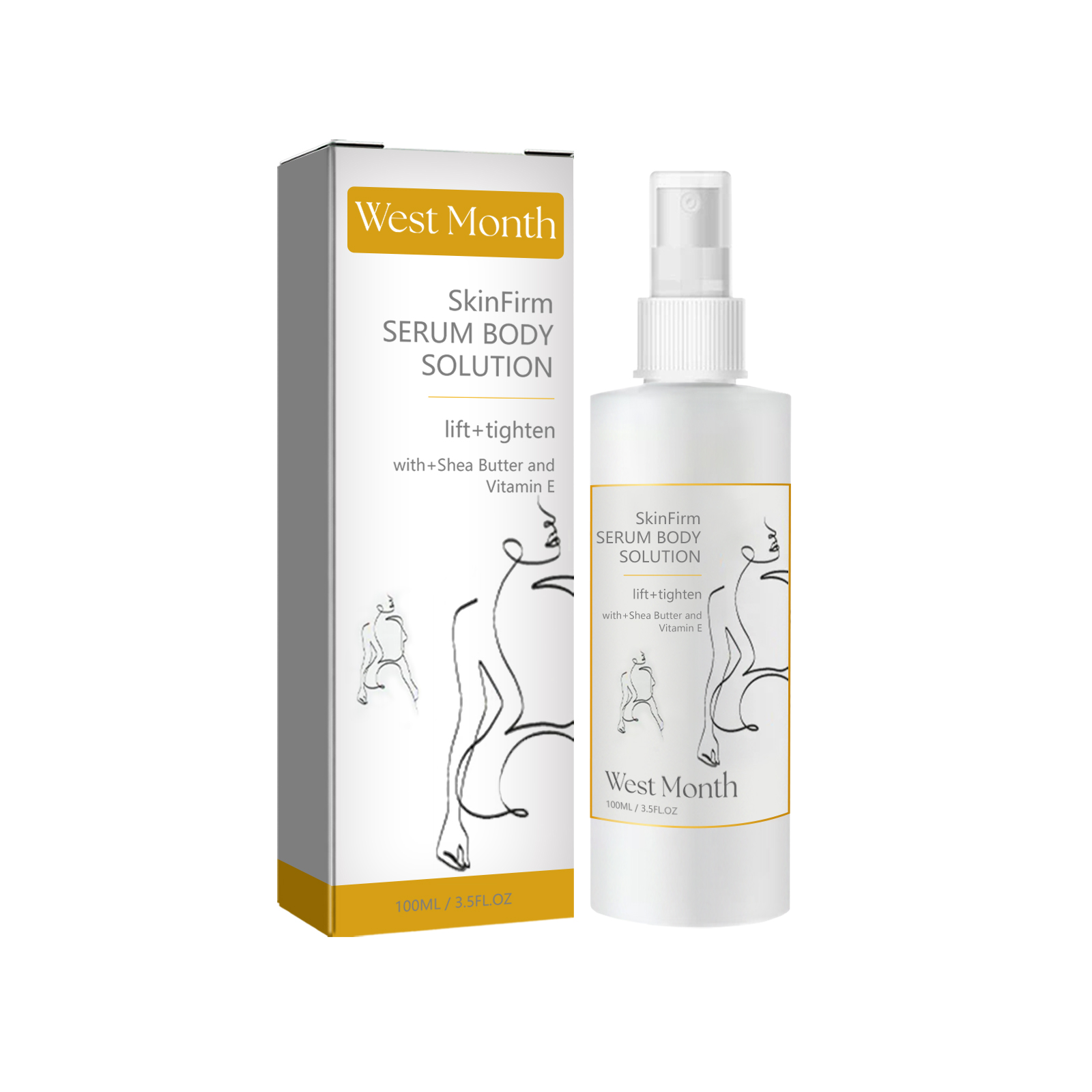 West&Month Anti Wrinkle Treatment Spray Firming, Tender Skin, Anti Wrinkle Neck Line Moisturizing Spray 100Ml - Shop at LoveMi