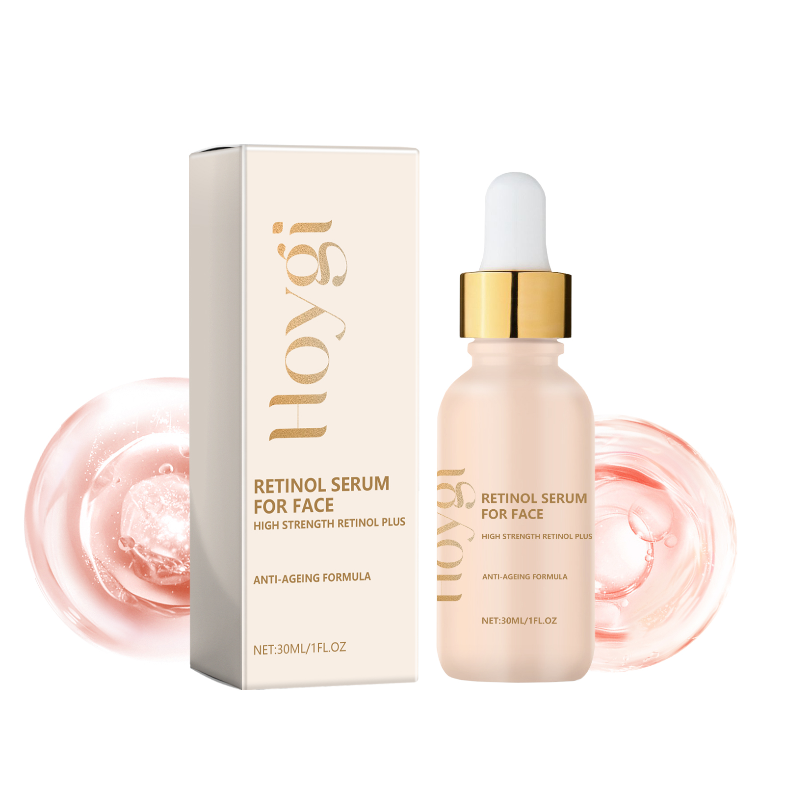 Hoygi Retinol Serum For Face, Hydrating Firming Facial Fine Lines Smooth Skin Anti Wrinkle Essence 30Ml - Shop at LoveMi