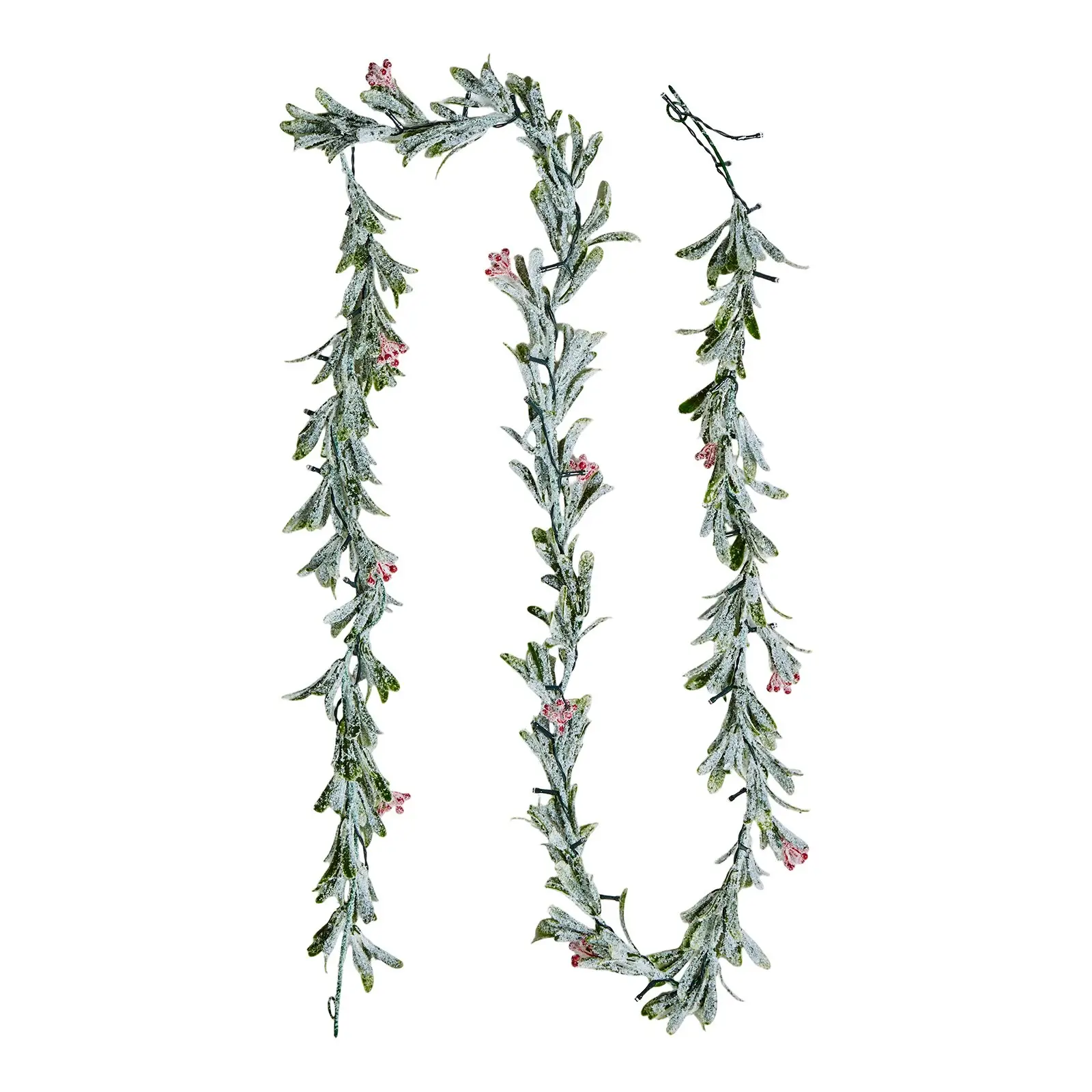Christmas Garland, 9-FT Realistic Greenery Decorated