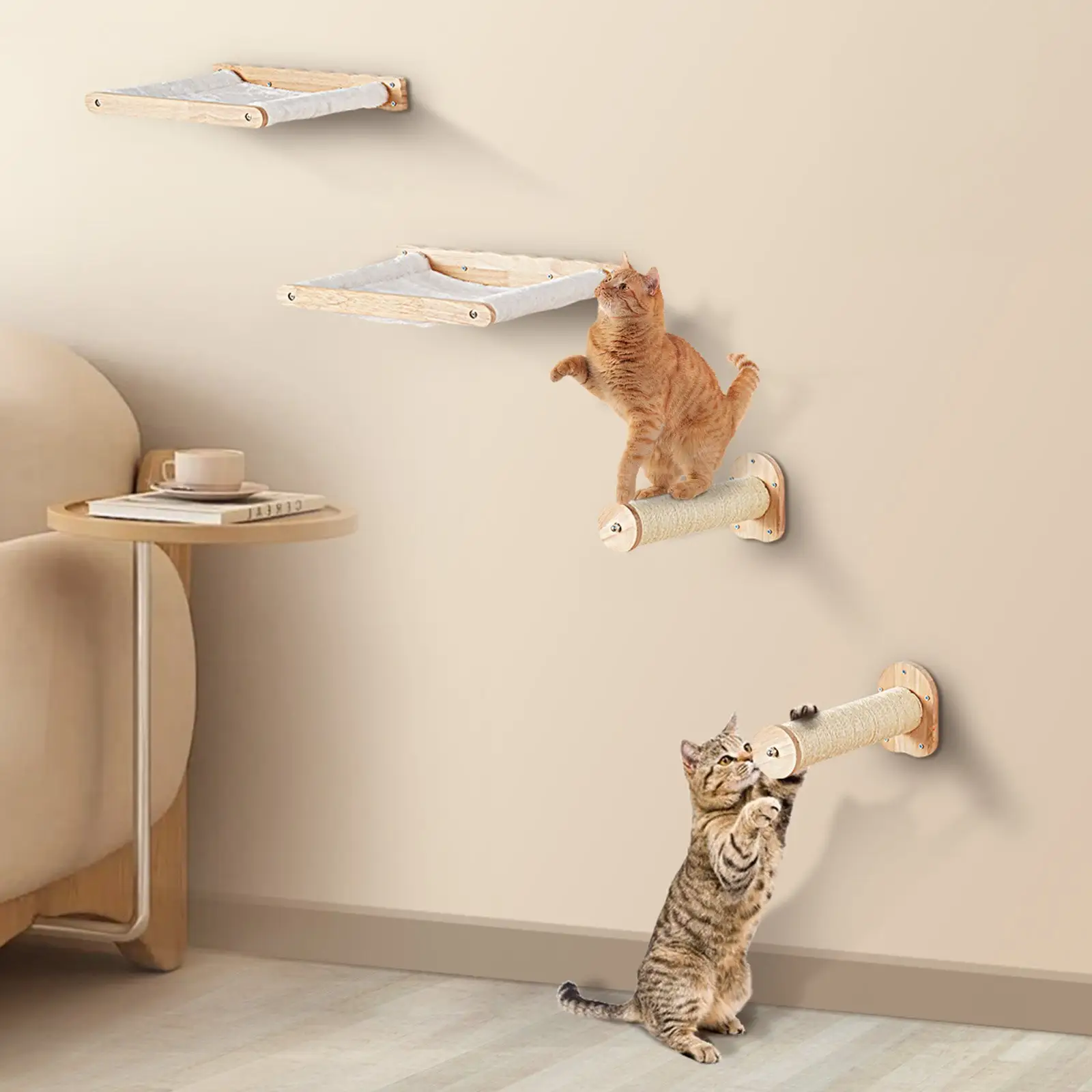 Wall Mounted Cat Shelves, Shelves And Perches