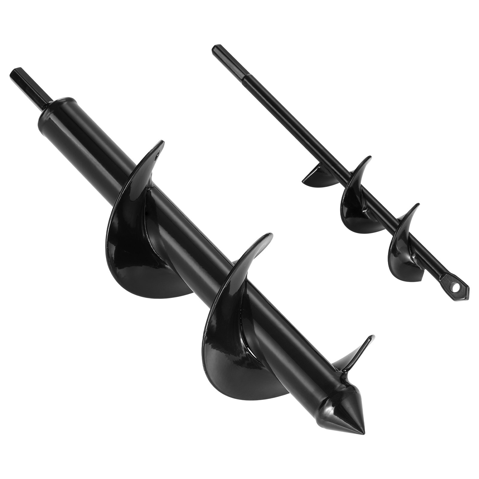 Auger Drill Bit For Planting Set Of 2, 3.15 X 11.81 In 1.57 X 8.67 In, Spiral Drill Bit For  Hex Drive Drills, Heavy Duty Bulb Planter Tool, Hole Drilling Attachments For Digger