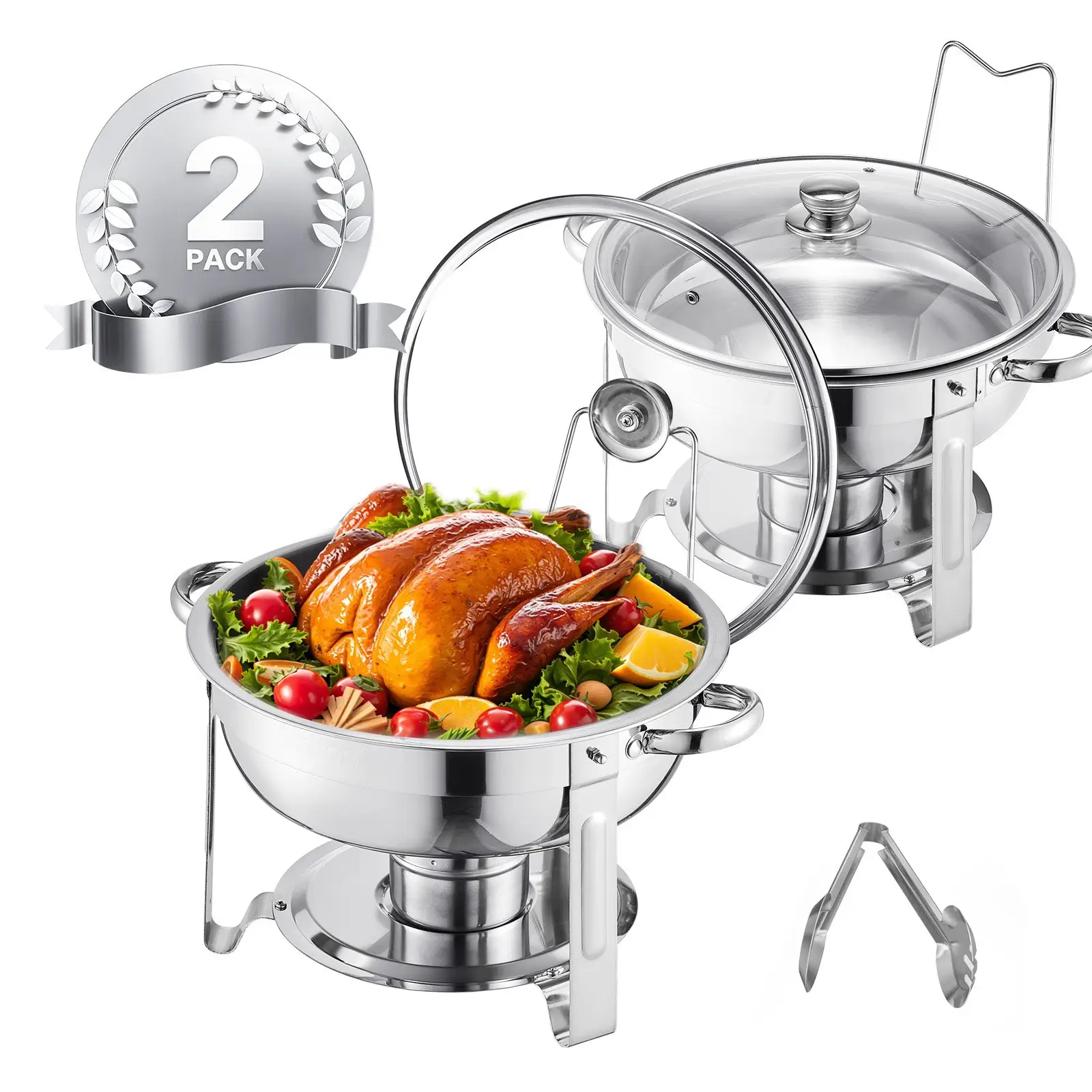 Chafing Dish Buffet Set, 5 Qt 2