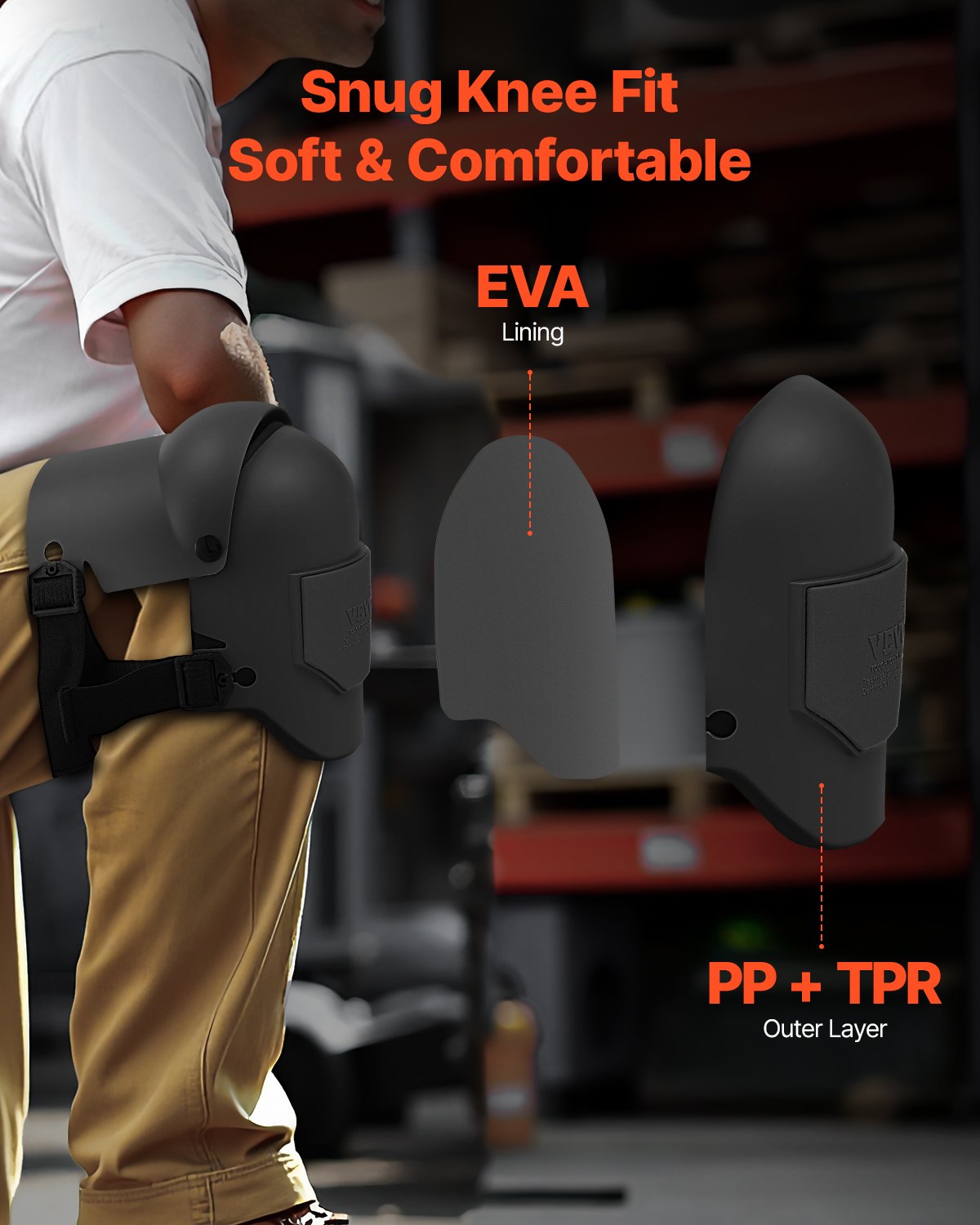Knee Pads For Work Extra Thick Construction Knee Pads With Foam Cushion  Pro Protection  Comfort, Ideal Roofing Knee Pads Gardening Knee Pads Flooring Knee Pads For Men  Women, Black
