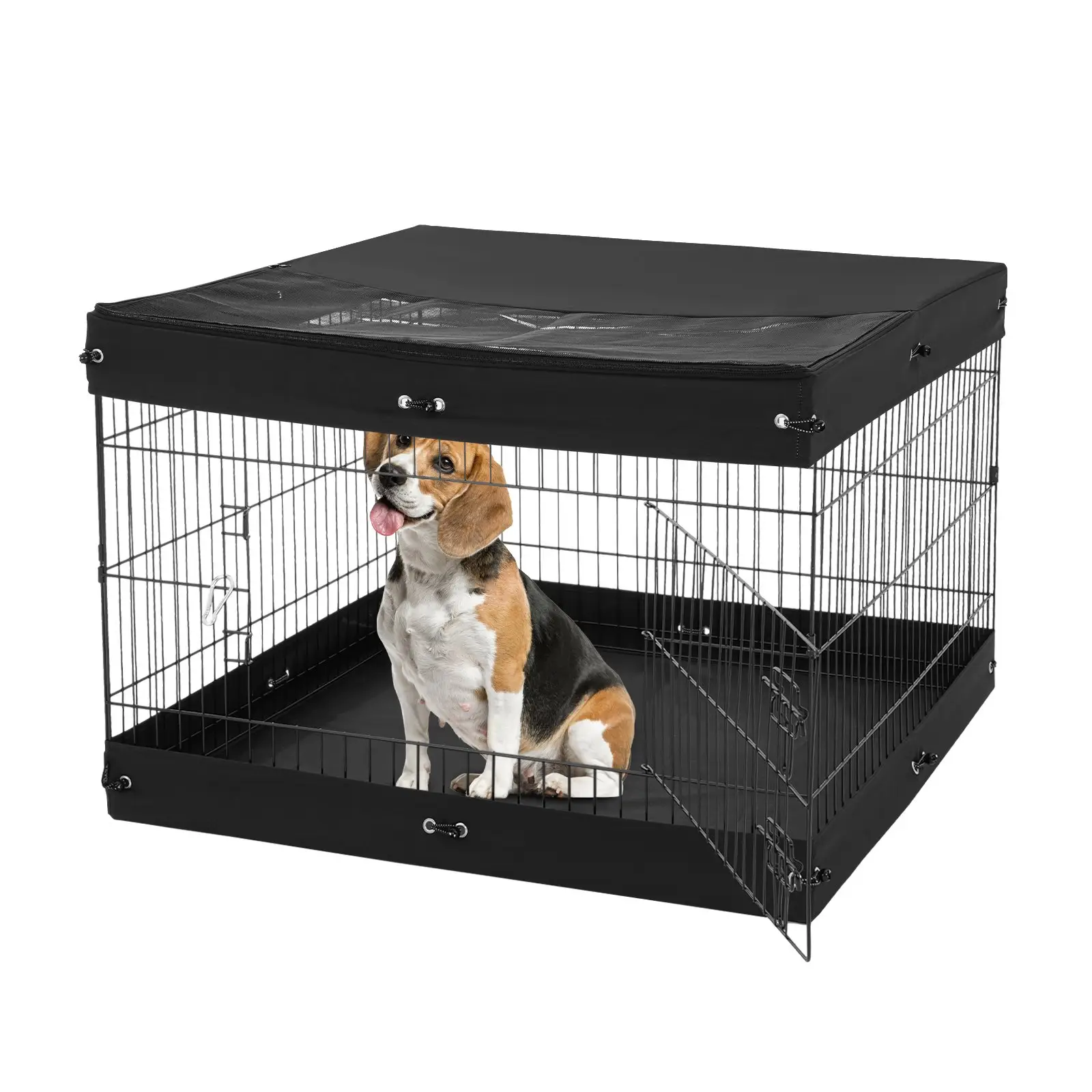 Dog Playpen 4 Panels Foldable Metal Exercise