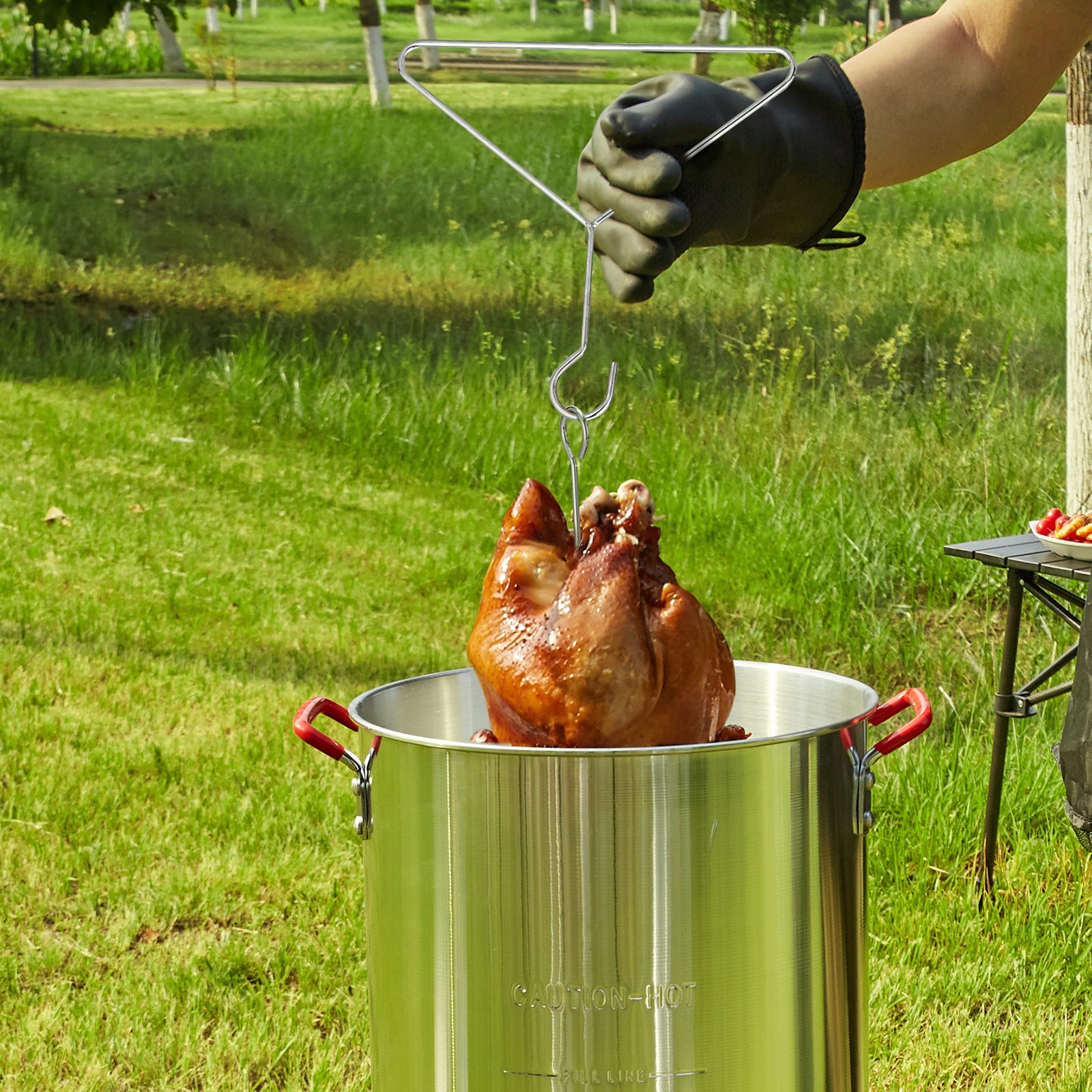 , 30-qt Turkey Fryer Boiler Steamer Cooker Se